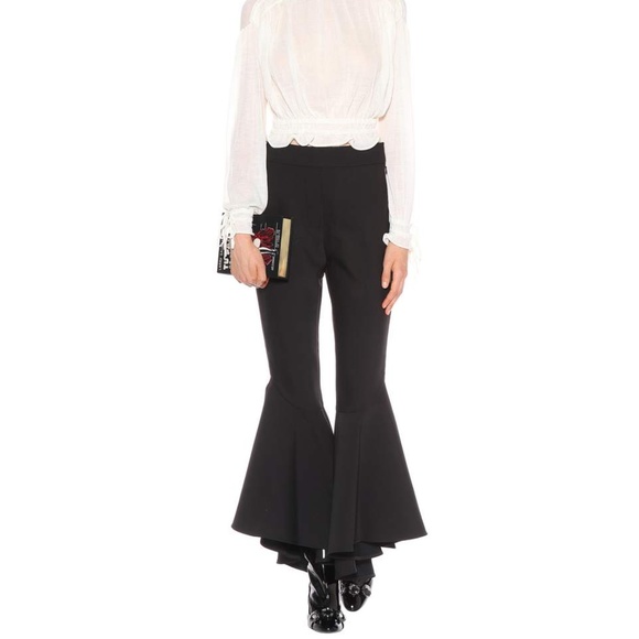 Ellery crêpe flared pants.